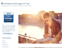 Tablet Screenshot of handyversicherung-test.com